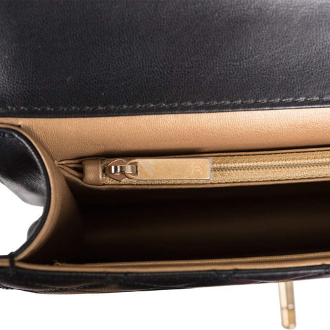 Chanel Flap Bag Iimitation Pearls Black