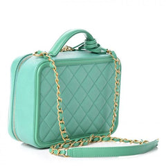 Chanel Medium Vanity Case Green