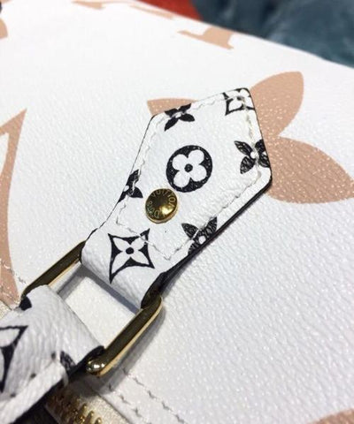 LV Speedy Bandouliere 30 Monogram Geant White