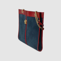 Gucci Rajah Large Tote Dark Blue