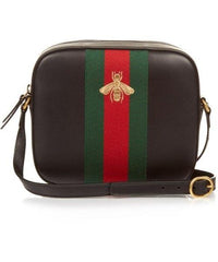 Gucci Leather Shoulder Bag Bee