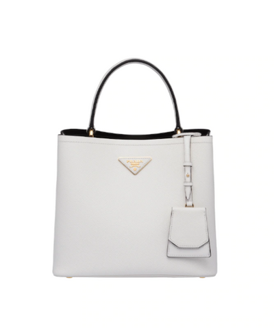 Prada Panier Medium Bag White