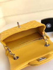 Chanel Mini Flap Bag Yellow