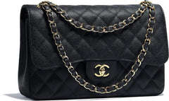 Chanel Large/Jumbo Classic Handbag Black