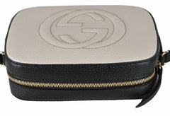 Gucci Soho Small Leather Disco Bag White