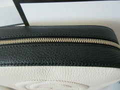 Gucci Soho Small Leather Disco Bag White