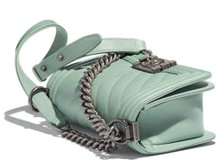 Small Boy Chanel Handbag Black-Gold Ruthenium