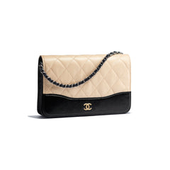 Chanel Wallet On Chain – WOC Aged & Smooth Calfskin White