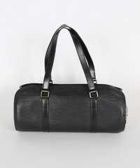 LV Soufflot Bag Black Epi Leather Noir