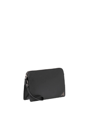 Prada Saffiano Leather Card Holder Black