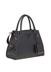 Prada Monochrome Saffiano Leather Bag Magnolia