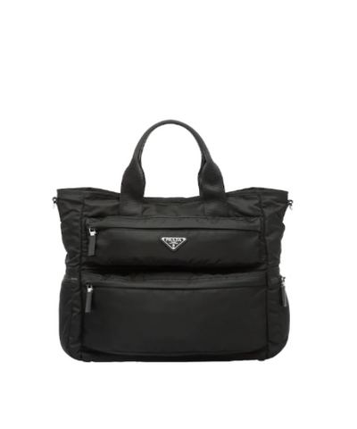 Prada Nylon Tote Bag Black