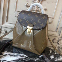 LV Hot Springs Backpack Patent Leather