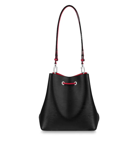 LV NéoNoé Bag Epi Leather White/Black