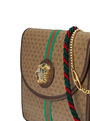 Gucci Mini GG Supreme Canvas Rajah GG Medium Shoulder Bag
