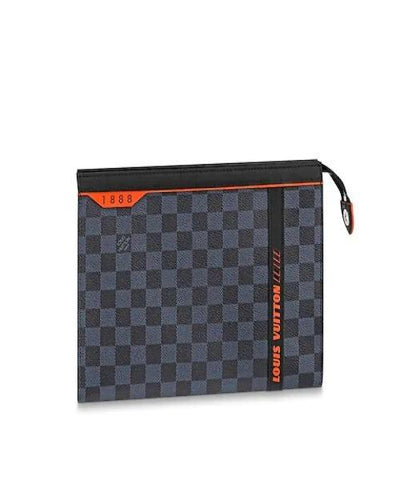 LV Pochette Voyage MM Damier Cobalt Canvas Race