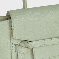 Celine Nano Belt Bag In Grained Calfskin Vert D’eau