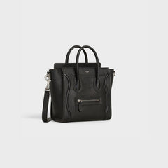 Celine Nano Luggage Tote Black
