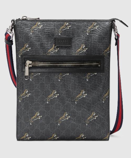 Gucci Bestiary Messenger With Tigers