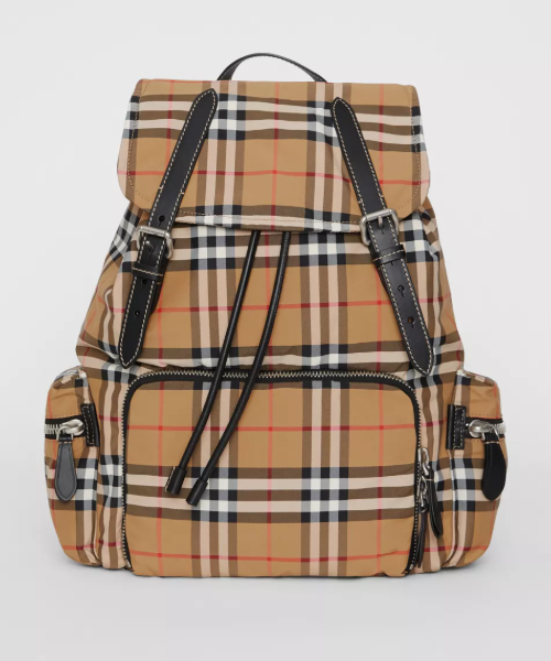 Burberry The Medium Rucksack in Vintage Check Nylon