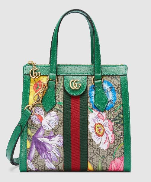 Gucci Online Exclusive Ophidia GG Flora small tote bag