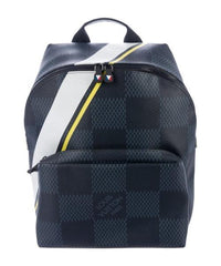 LV Apollo Backpack Damier Cobalt Canvas Yellow