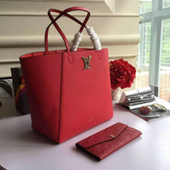 LV Lockme Cabas Bag Rubis