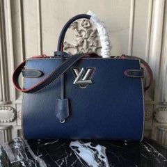 LV Twist Tote Epi Leather Indigo