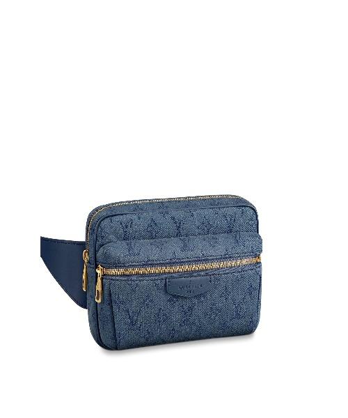 LV Outdoor Bumbag Denim Fabric Monogram Navy