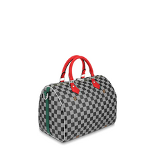LV Speedy Bandouliere Damier 30 Black/White