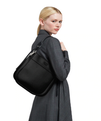 Prada Margit Leather Shoulder Bag Black