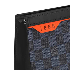 LV Pochette Voyage MM Damier Cobalt Canvas Race