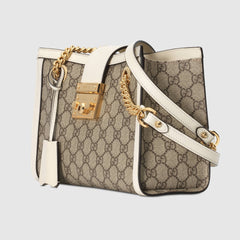 Gucci Padlock Small Shoulder Bag White