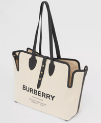 Burberry The Medium Soft Cotton Canvas Belt Bag Black