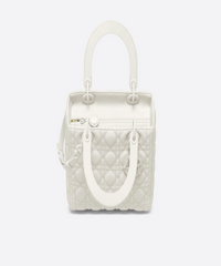 Lady Dior Ultra-Matte Medium Bag White