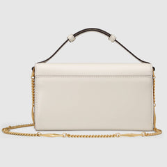 Gucci Zumi White Smooth Leather Mini Bag