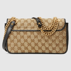 Gucci GG Marmont Small Shoulder Bag GG Canvas