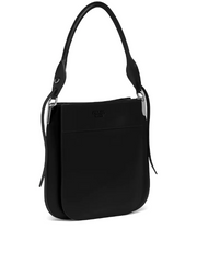 Prada Margit Leather Shoulder Bag Black