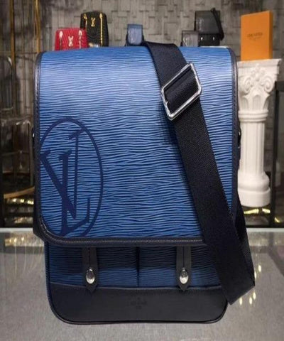 LV Messenger PM Epi Leather Blue