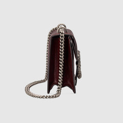 Gucci Dionysus Small Shoulder Bag Burgundy Leather