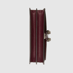 Gucci Dionysus Small Shoulder Bag Burgundy Leather