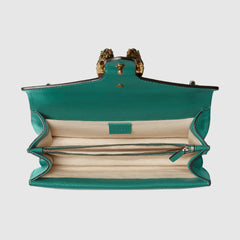Gucci Dionysus Small Shoulder Bag Green Leather