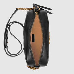 Gucci GG Marmont Small Matelassé Shoulder Bag Black
