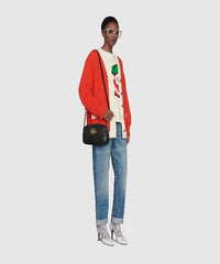 Gucci GG Marmont Small Matelassé Shoulder Bag Black