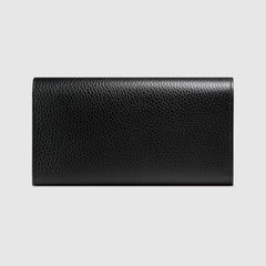 Gucci GG Leather Continental Wallet Black