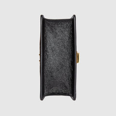 Gucci Sylvie GG Velvet Small Shoulder Bag Brown