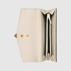 Gucci Sylvie Leather Mini Chain Bag White