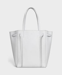 Celine Small Cabas Phantom In Soft Grained Calfskin Light Grey