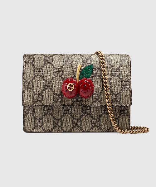 Gucci GG Supreme Mini Bag with Cherries