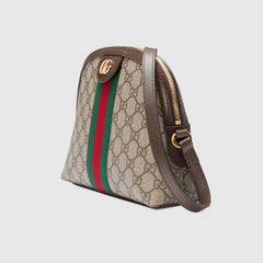 Gucci Ophidia GG Small Shoulder Bag Ebony/Beige